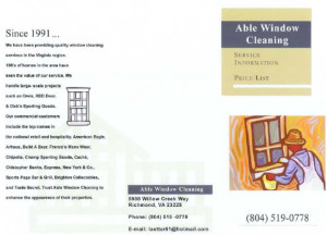 Able Window Pamplet