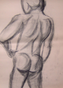 Nude in Charcoal #13