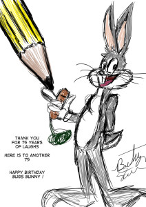 Bugs Bunny Quick Sketch