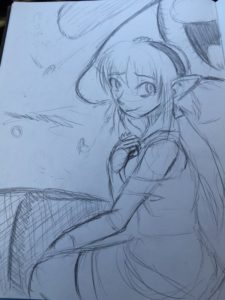 10 minute sketch Ino